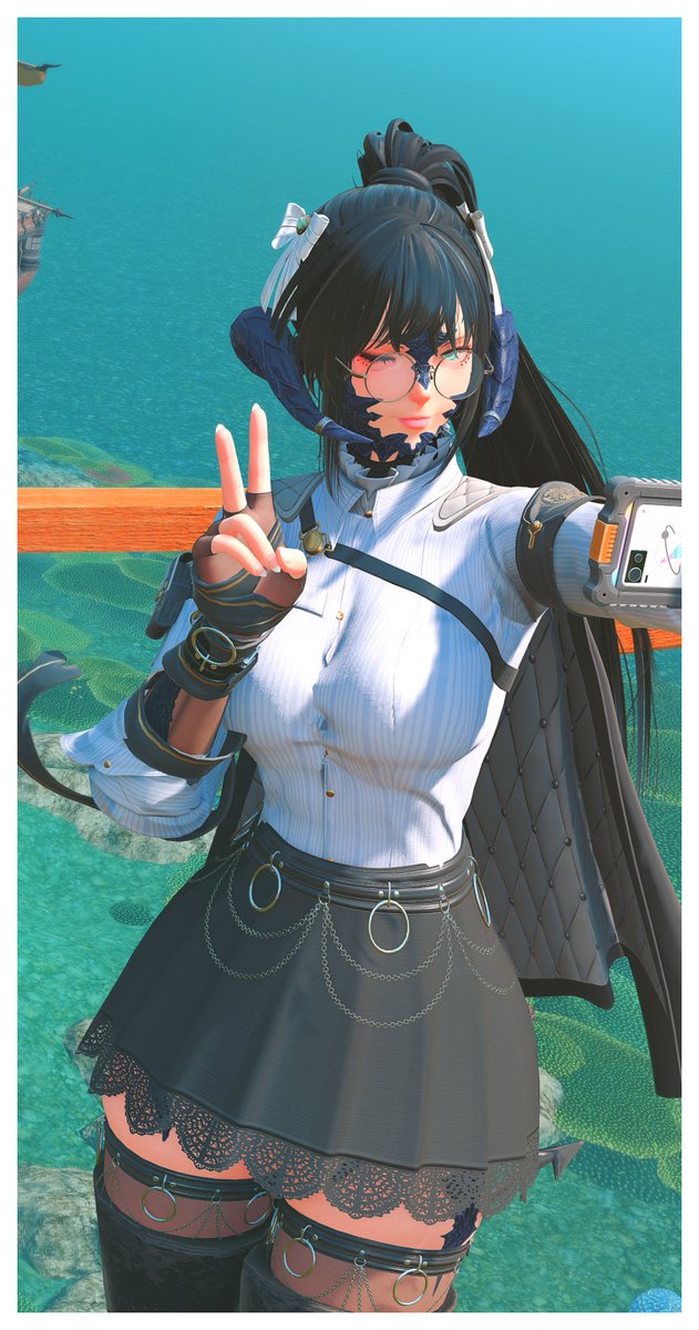 Stinki lizard does jumpies and takes selfie on top of jumpy tower(*´Д｀)
#au_ra | #gposers