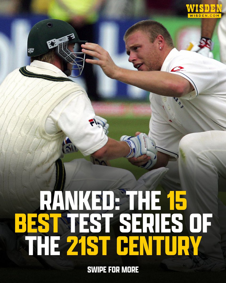 Wisden (@wisdencricket) on Twitter photo The 2025 Anderson-Tendulkar Trophy was full of unmissable drama 🍿
But where does it rank among the greatest Test series of the 21st century? 🤔
<a href="/WisdenIndia/">Wisden India</a>'s Abhishek Mukherjee had a go at selecting his top 15... ⬇️🧵 The 2025 Anderson-Tendulkar Trophy was full of unmissable drama 🍿
But where does it rank among the greatest Test series of the 21st century? 🤔
<a href="/WisdenIndia/">Wisden India</a>'s Abhishek Mukherjee had a go at selecting his top 15... ⬇️🧵