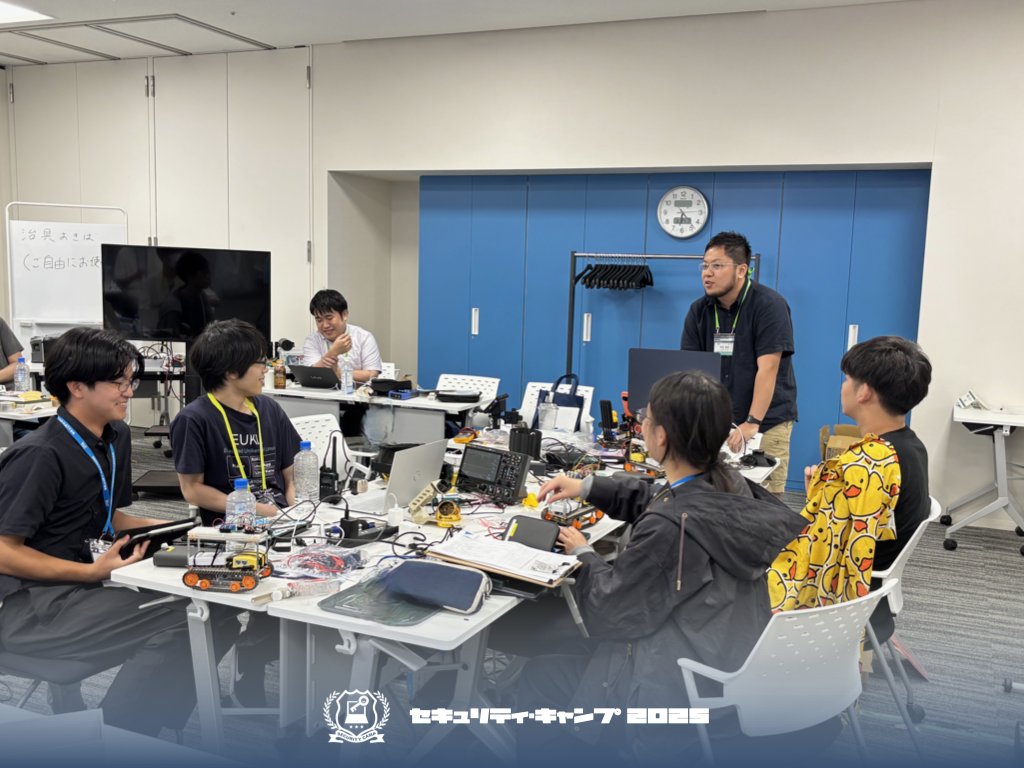 末田 卓巳氏による「ハードウェア魔改造ゼミ」では、市販ルーターをラジコン化する過程で電気回路からWebまでを横断的に学び、低レイヤの実践知識を身につけます。#seccamp