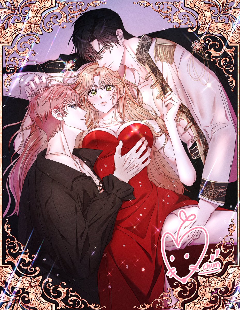 <용공작의 아내> 외전12화(최종화)&amp;후기가 업로드 되었습니다!  
2023년에 처음 만난 작품이 어느새 완결이네요🥹
마지막화는 작업했던 표지이미지로 인사드립니다!

저는 좋은 작품과 함께 언젠가 인사드리겠습니다~!!
그동안 감사드렸습니다!!!🥹

🐲♥️(비독점 링크): linktr.ee/cchun570