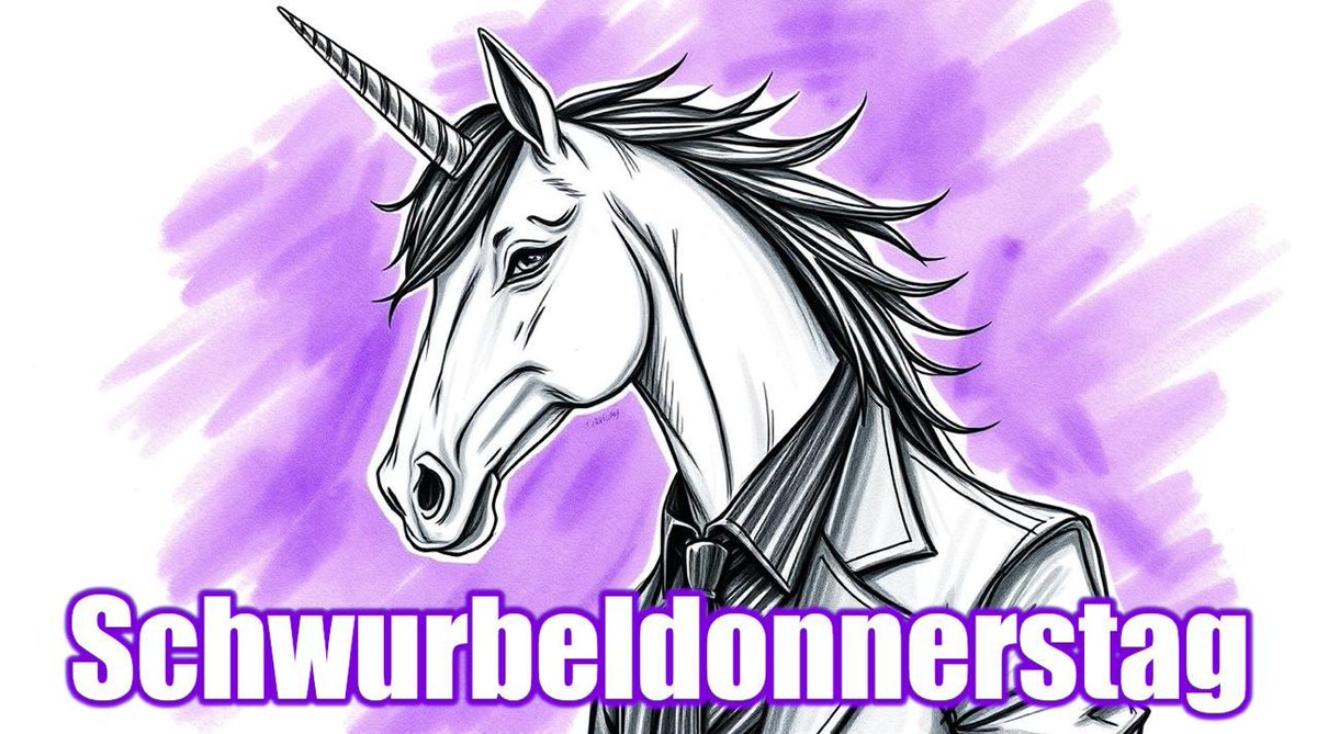 Endlich wieder Schwurbeldonnerstag, Freunde. Ich bin heute live, um 18:30 geht's los. Also bis gleich! Wie immer auf
🟪 twitch.tv/kasperkast
⬛️ x.com/ArnoNymuski/li…