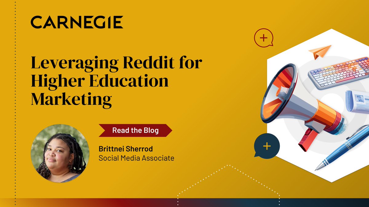 Reddit is a powerful but often overlooked tool for higher ed marketers. In our latest post, we explore how schools can use Reddit to build trust, drive engagement, and reach the right students through authentic, community-driven campaigns. hubs.li/Q03BbQY10