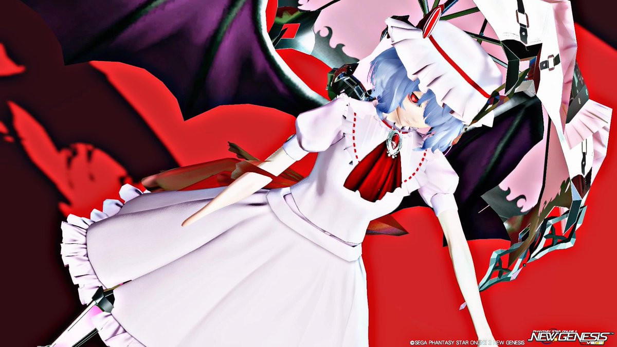 serarose414's tweet photo. これが本当のカリスマ
 #メンテの日じゃないけどssを貼る 
 #PSO2NGS__SS
 #東方Project
 #レミリア・スカーレット https://t.co/O0TbdZ9Yzd