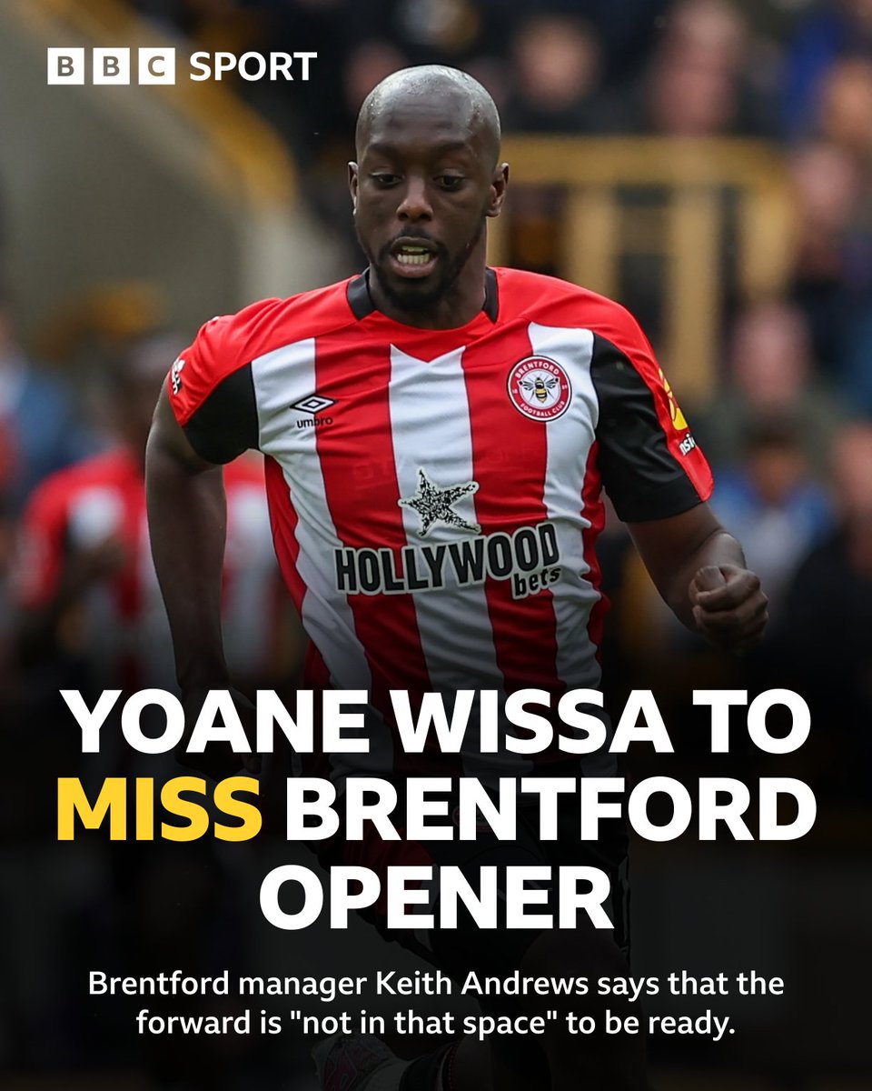 BBCLondonSport's tweet image. 🚨 BREAKING: Yoane Wissa will miss Brentford's opening game against Nottingham Forest on Sunday after he asked to leave the club ❌

Key quotes to follow 🧵⬇️

#BBCFootball #BrentfordFC