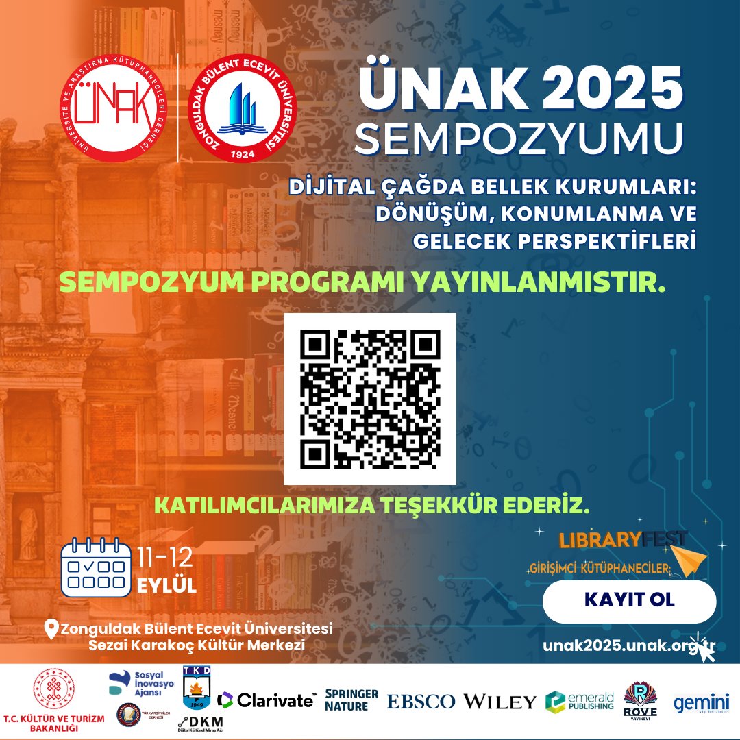 unaksocial's tweet photo. Sempozyum programımız yayınlanmıştır.

https://t.co/N9q8E01Pt5 adresinden erişebilirsiniz.

Dolu Dolu bir programla sizleri Zonguldak' a Bekliyoruz. https://t.co/xBAhFpv6AL