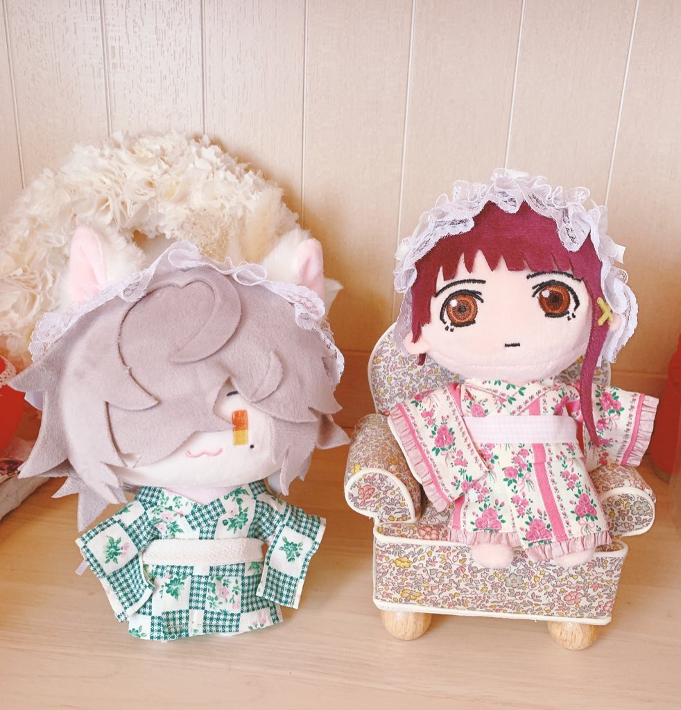 IGUSURI_NUI's tweet photo. 最近作った交換ぬい服
別ジャンルだけど浴衣も作った https://t.co/RkMHleqtd5