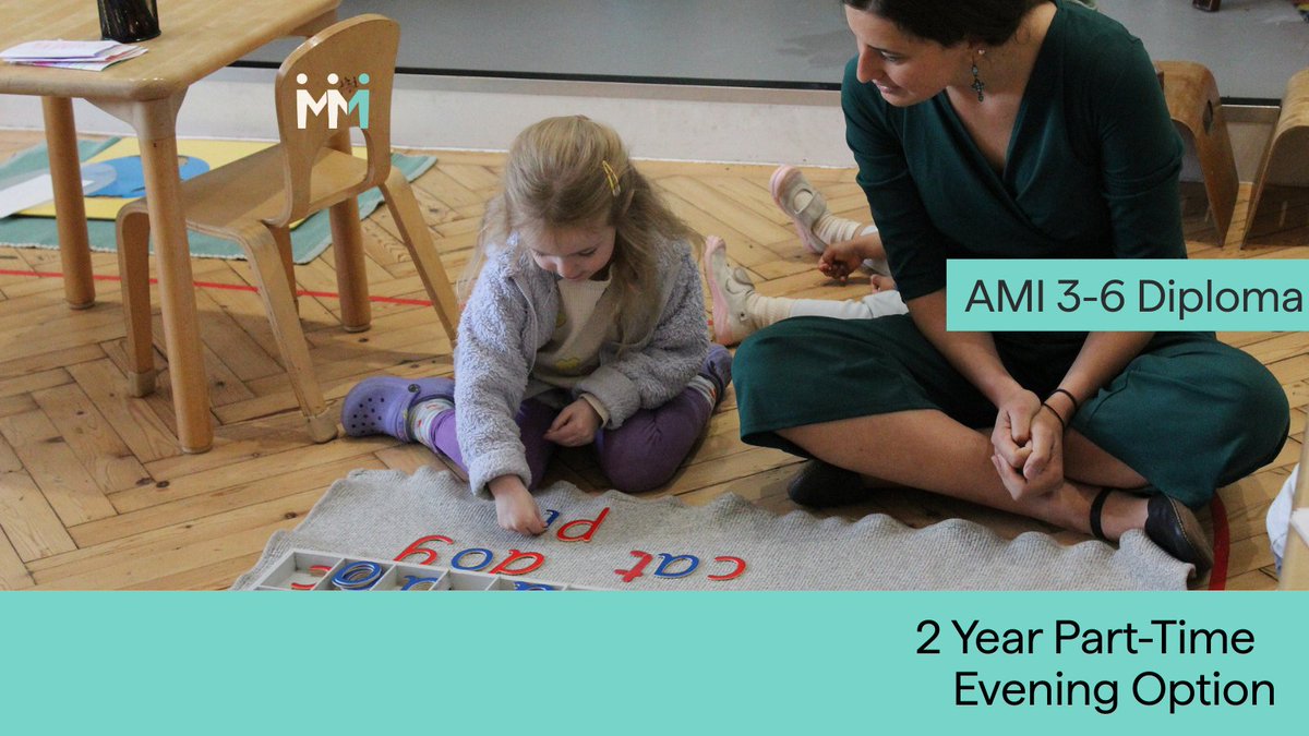 Whether you've just received your #alevelresults or graduated years ago, you could study with us this September. Our AMI 3-6 Diploma course is also available in evening, part time, 2 year format. #Montessori #MontessoriDiploma Find out more and apply > bit.ly/4iGq2o1