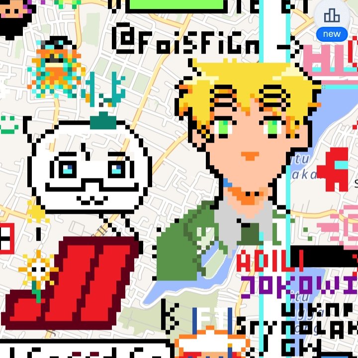 Nullref000's tweet photo. Someone has been drawing mochi America next to my aph England art. They even helped with the shading🥹💖
#wplace #hetalia https://t.co/qQX6cxqSr5