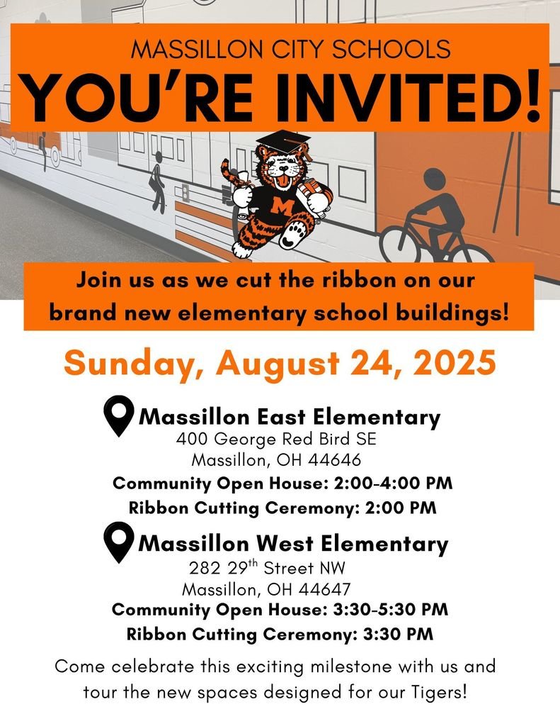 We are so excited to invite the community in to tour our brand new elementary schools!🏫