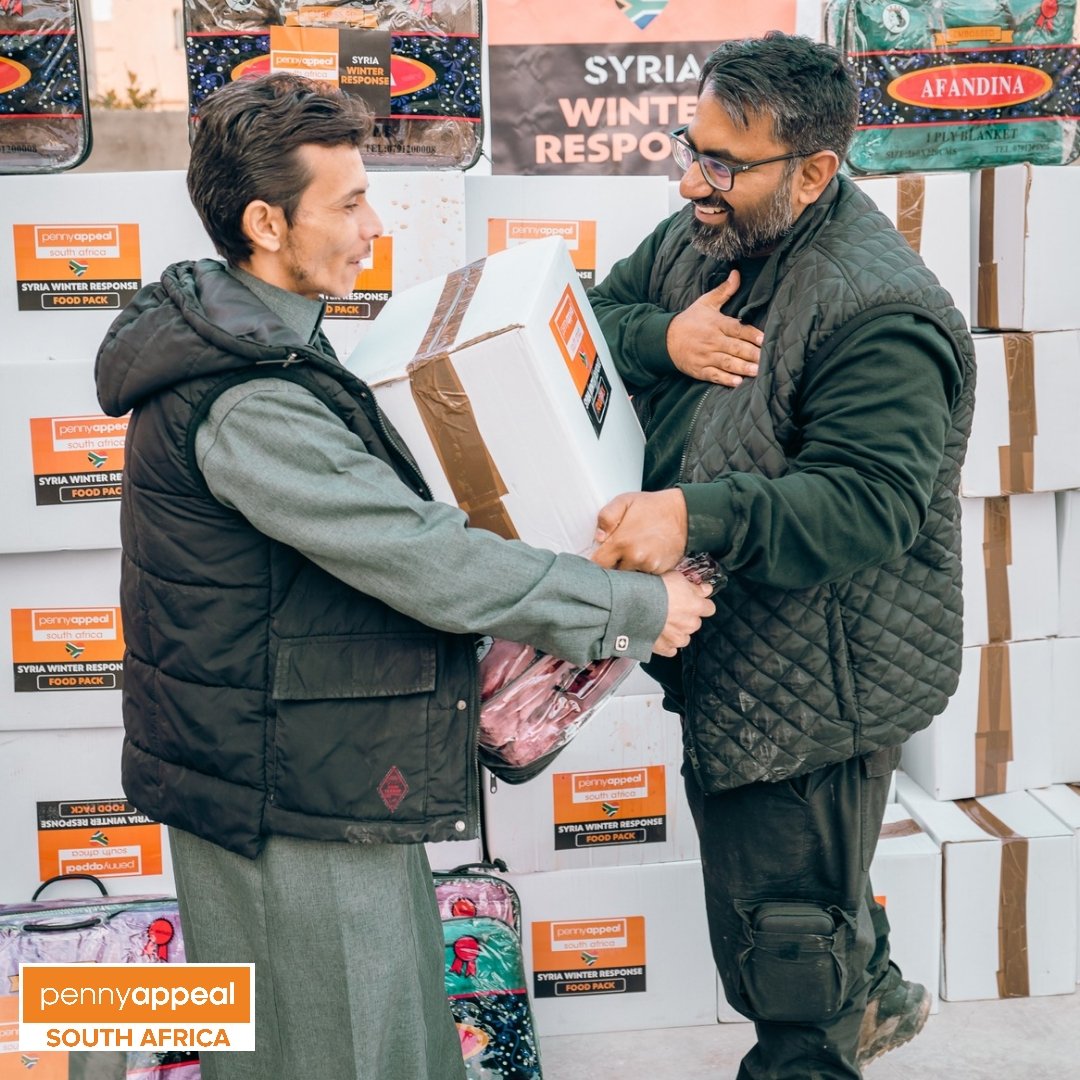 Our Syria Project is dedicated to providing essential aid to refugees, ensuring they receive food, shelter, and support during these challenging times.

 Your contributions make a vital difference. Donate now.

🌍: pennyappeal.org.za/syria
📞: 031 11 00 573

#Pennyappealsa
