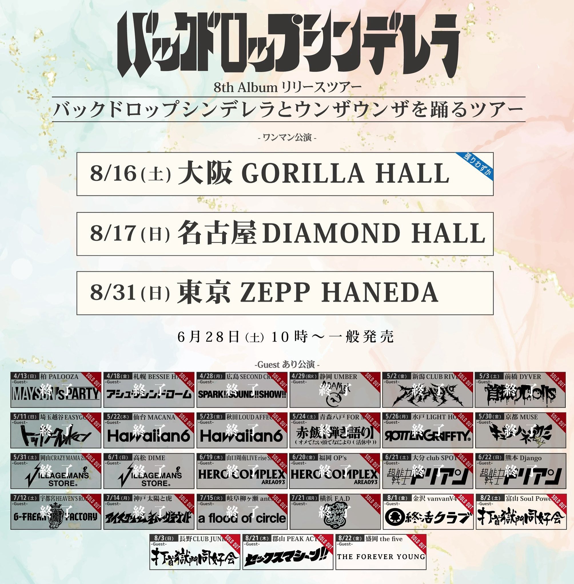 バックドロップシンデレラ新公式 BackDrop Cinderella