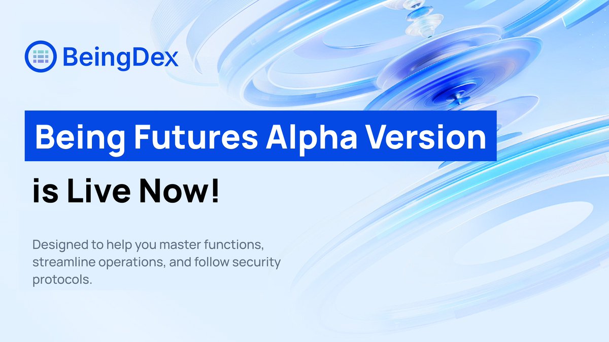 BeingDexOS's tweet image. Trade in a Second, Build the Future!
Being Futures Alpha Version is live, enabling BTC/USDT and ETH/USDT trades with speed and precision.

🔗 Start trading today: BeingdexFutures.com/?icode=XAkJdY