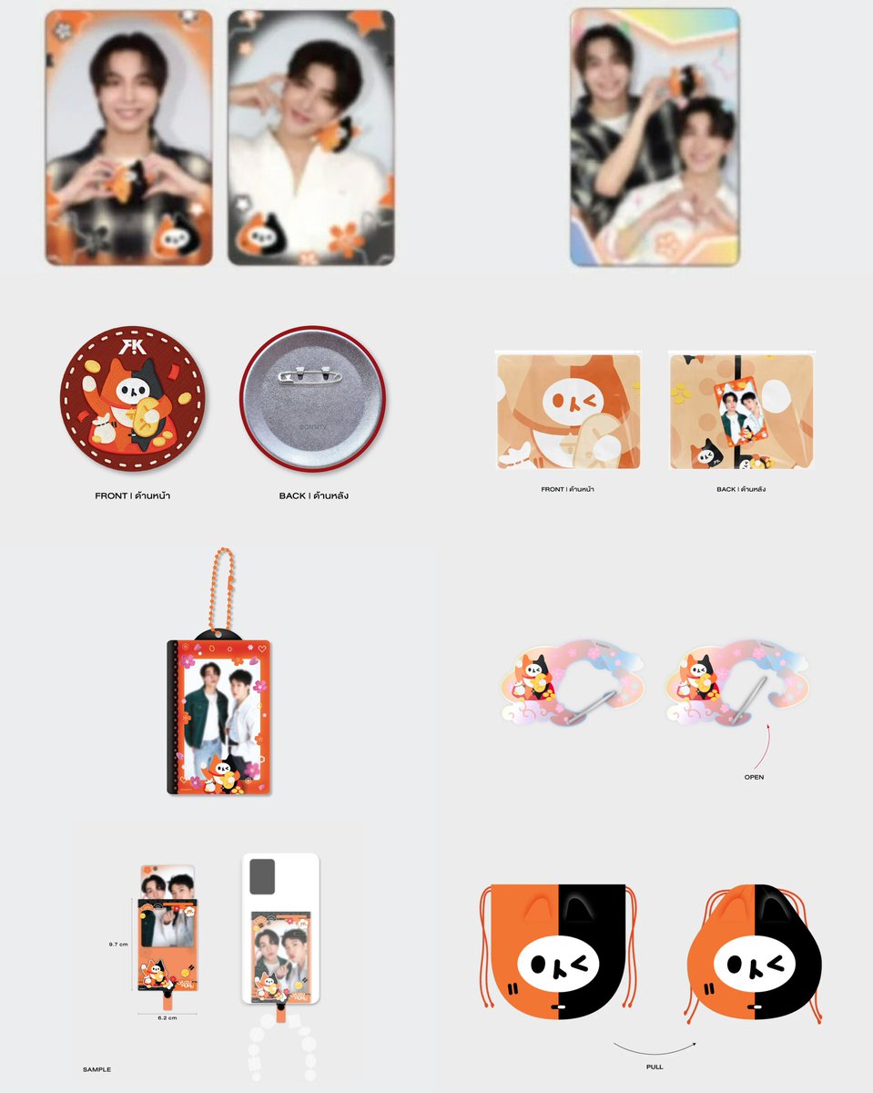 GMMTV POP UP STORE IN NAGOYA 2025 - Random card - Woven pin