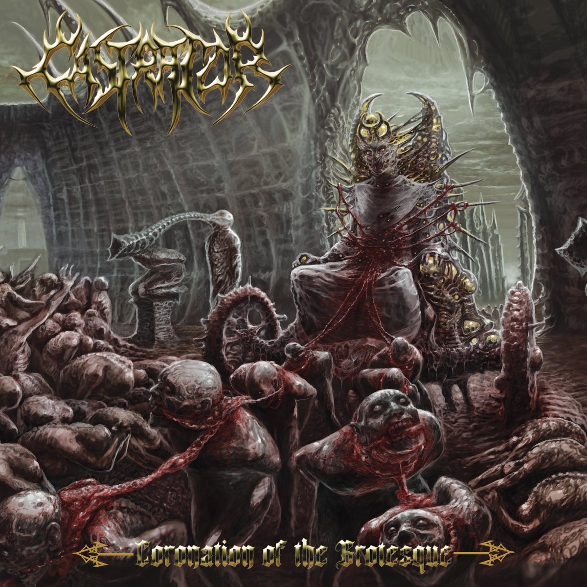 deadlystormzine's tweet image. Absolutely devastating, cruel, and raw death metal that will crush you! A painful and dark mirror of ugly human thoughts and deeds! Recenze/review - CASTRATOR - Coronation of the Grotesque (2025): deadlystormzine.com/2025/08/recenz… #Deathmetal #castrator #Review #oldschooldeathmetal