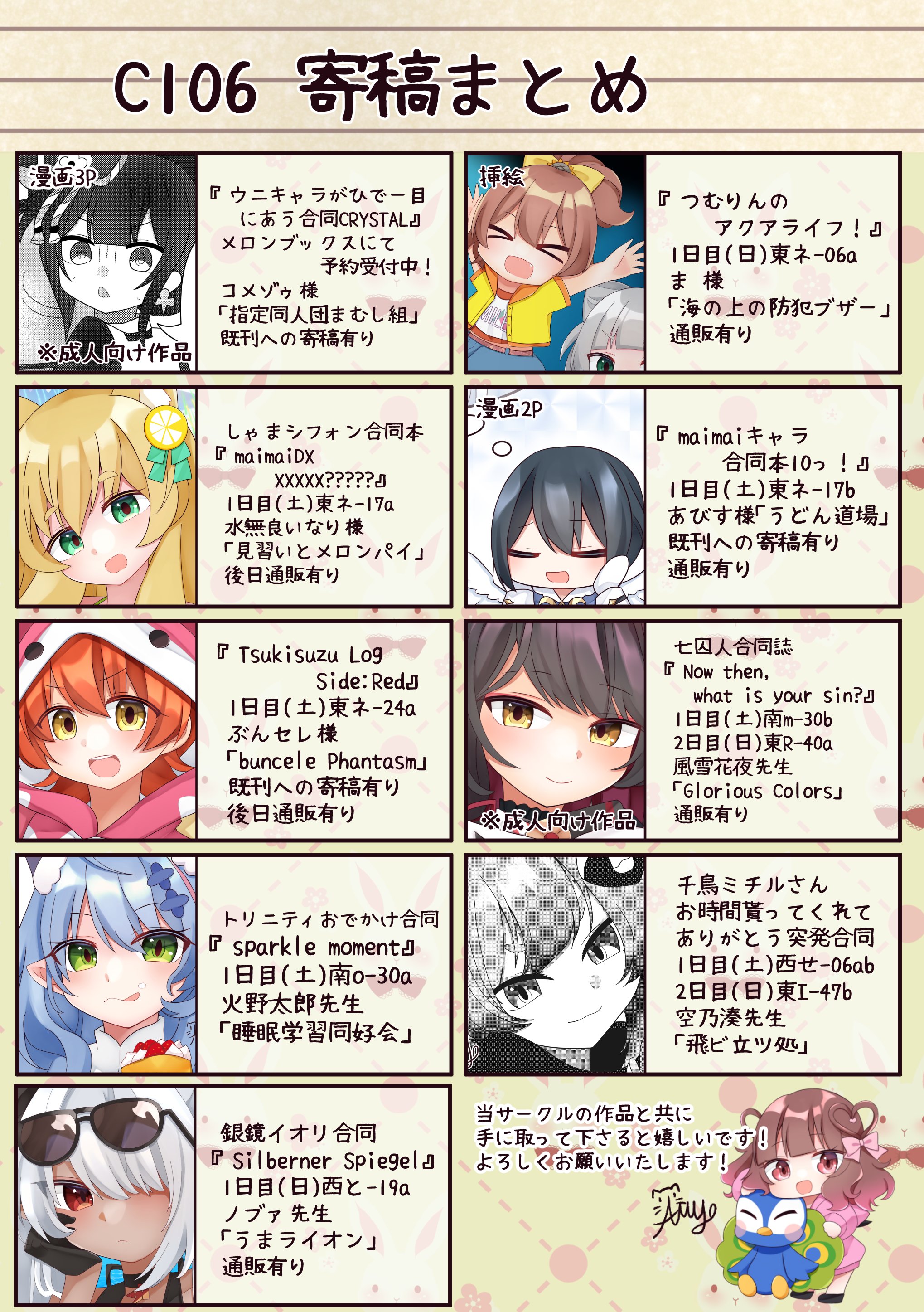yyyyz様おまとめ専用ページ えゐみー@C106土曜東ネ02b on X: 