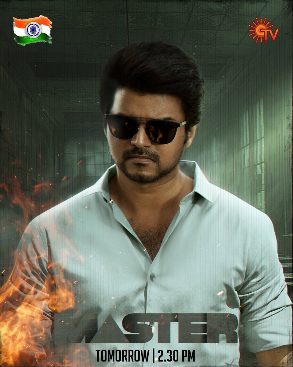 Master_chenna's tweet photo. Ellarum Vandhurunga Tomorrow...
#MasterOnSunTV @actorvijay #JanaNayagan https://t.co/gahvib7Oz1