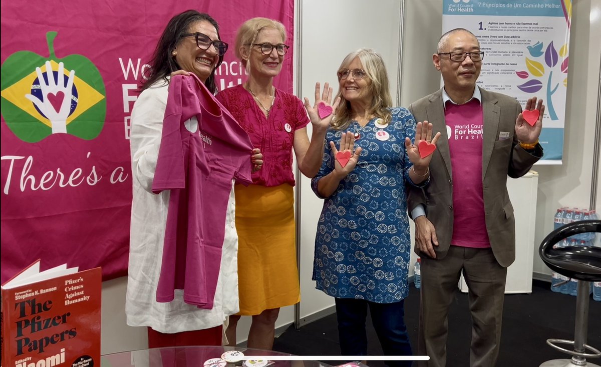 chrisfcrypto.eth🏴 (*.*) (@chrisfcrypto) on Twitter photo Launch of <a href="/wchbrazil/">World Council For Health Brazil</a> today at @conbraim2025 São Luis, MA today, with <a href="/FreeWCH/">World Council for Health (WCH)</a> plus #pfizerPapers #trustTheScience? Launch of <a href="/wchbrazil/">World Council For Health Brazil</a> today at @conbraim2025 São Luis, MA today, with <a href="/FreeWCH/">World Council for Health (WCH)</a> plus #pfizerPapers #trustTheScience?