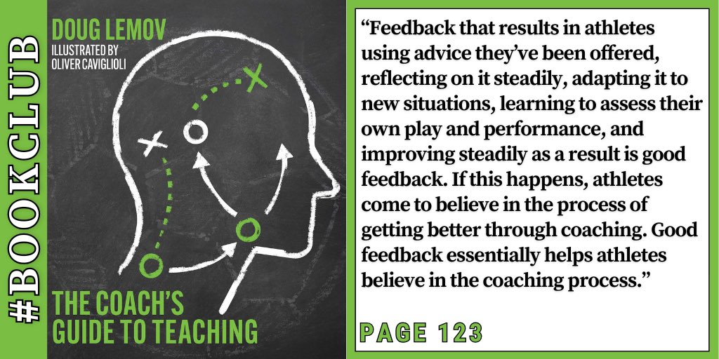 Took awhile, but got around to finishing the 2 chapters on Feedback.

“Win The After” 

Is our feedback good enough to cause productive action?

#BookClub 🔑 Takeaways:

 ▪️Economy of Language
 ▪️Correct > Critique
 ▪️Exemplar Planning (To Win)

🔗 coachsclimb.com/2025/08/12/the…