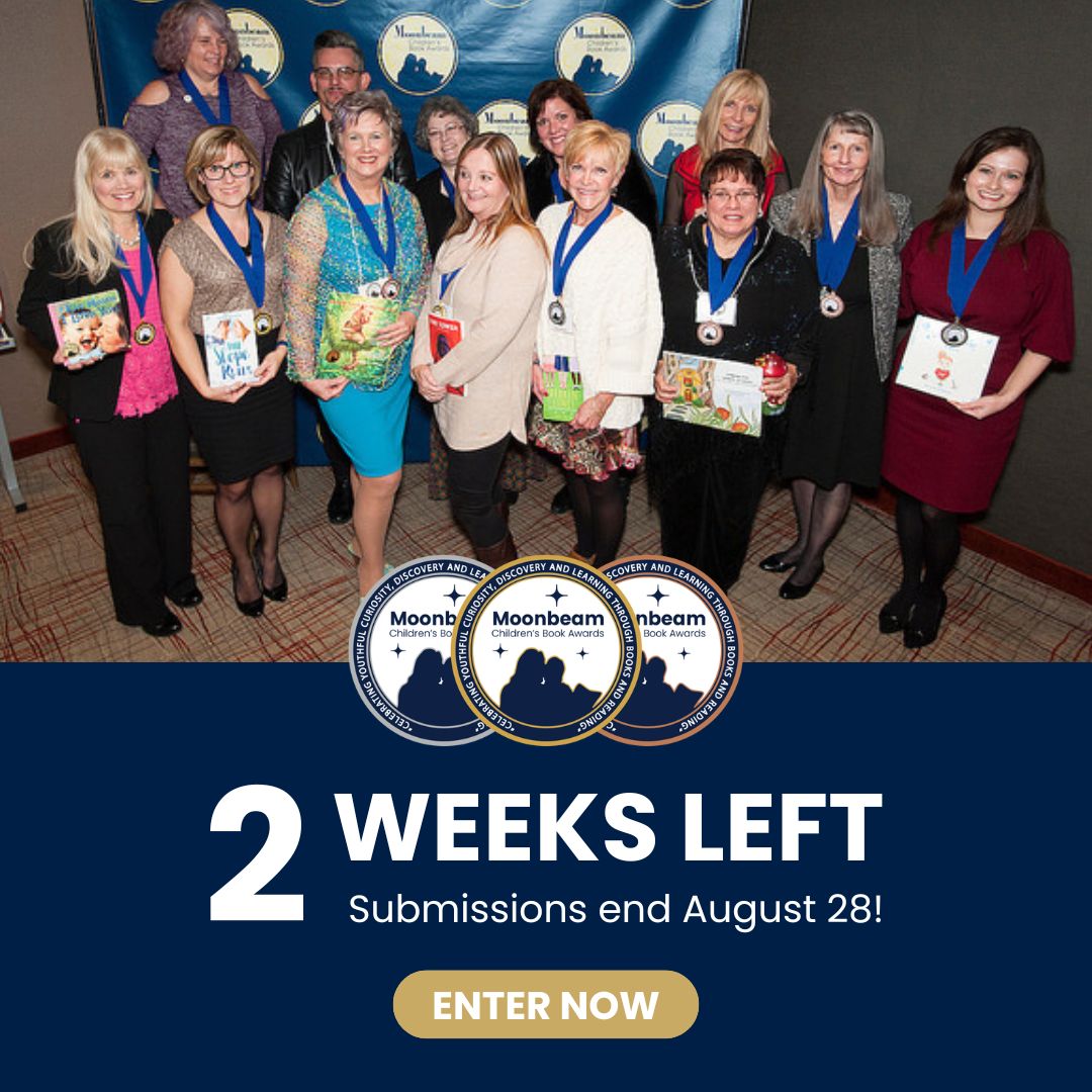 📢 Calling all creators of children’s books! 🌙✨  

There's only 2 weeks left to enter the 2025 Moonbeam Awards — a chance to have your story inspire young readers and shine on a national stage. Don’t let your story go unheard.

Enter now: bit.ly/3DHPUjK