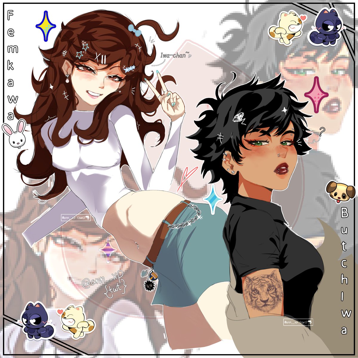 ann__xp's tweet photo. Full rendered version 🩵💙🫰⭐
#yurikyuu #iwaoi #haik https://t.co/rxnn1ggUS8