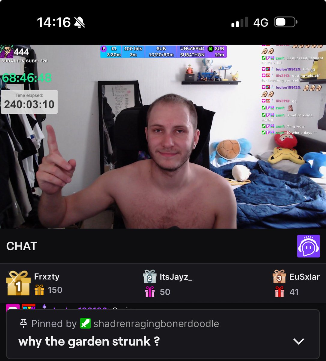 10 days of streaming straight reached with 68 hours left on the timer ⌛