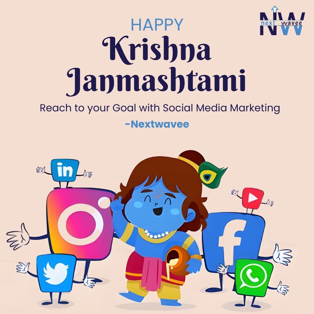 next_wavee's tweet image. 🌸✨ Happy Krishna Janmashtami! 💙

Like Krishna steals hearts, let your brand steal the spotlight! 🎯📈
🚀 Turn festive vibes into real growth — your audience is just a click away.

#HappyJanmashtami #Nextwavee #DigitalMarketingMagic #KrishnaVibes #GrowWithNextwavee