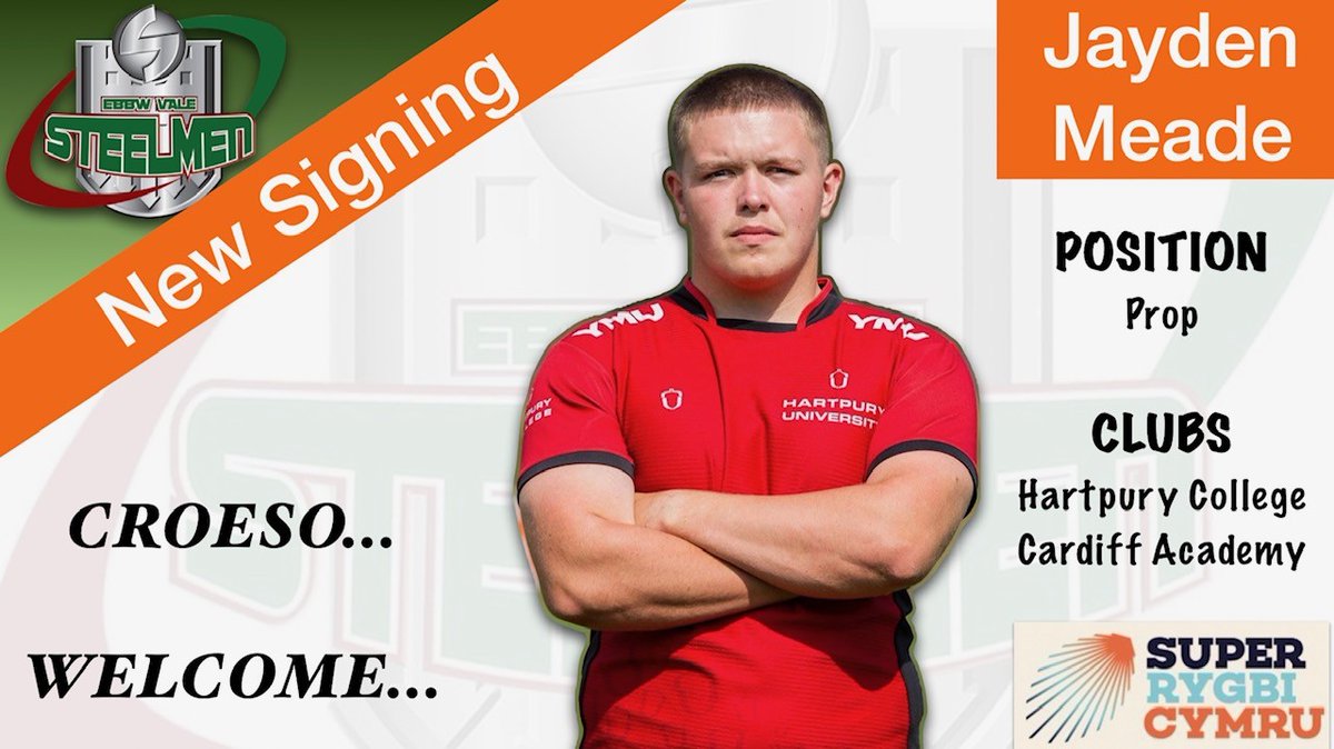 Ebbw Vale Rugby (@evrfc) on Twitter photo The Steelmen are delighted to announce the signing of prop Jayden Meade from Hartpury College.
More details here: evrfc.co.uk/new-signing-ja…
#FeelTheSteel
<a href="/AllWalesSport/">All Wales Sport</a> <a href="/SuperRygbiCymru/">Super Rygbi Cymru</a> <a href="/TheSRCPodcast/">The SRC Podcast</a> The Steelmen are delighted to announce the signing of prop Jayden Meade from Hartpury College.
More details here: evrfc.co.uk/new-signing-ja…
#FeelTheSteel
<a href="/AllWalesSport/">All Wales Sport</a> <a href="/SuperRygbiCymru/">Super Rygbi Cymru</a> <a href="/TheSRCPodcast/">The SRC Podcast</a>
