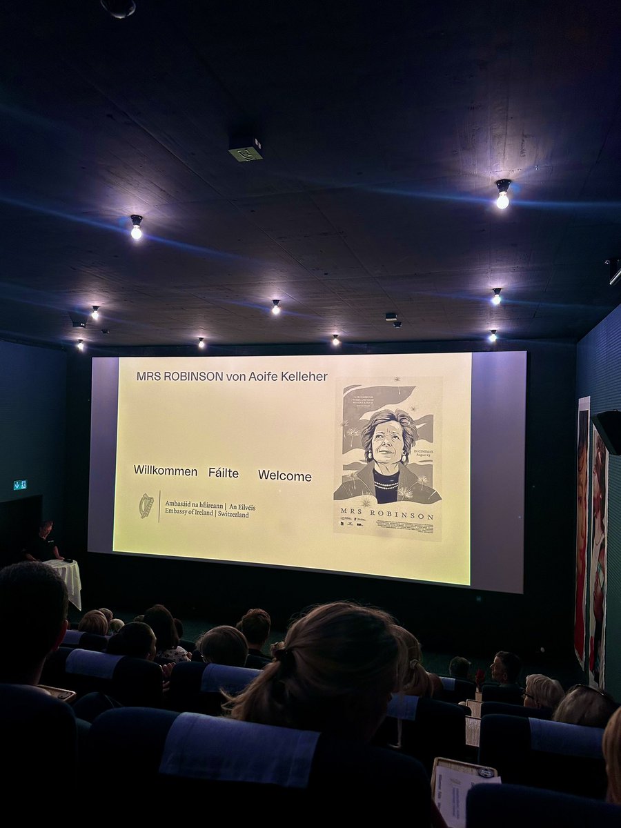 Embassy of Ireland, Switzerland (@irlembberne) on Twitter photo The Embassy was delighted to work with Filmfest Liechtenstein on ‘Irische Filmnacht’, featuring documentary ‘Mrs. Robinson’, exploring the remarkable life of Mary Robinson – lawyer, first female President of 🇮🇪, UN High Commissioner for Human Rights and member of <a href="/TheElders/">The Elders</a> (1/3) The Embassy was delighted to work with Filmfest Liechtenstein on ‘Irische Filmnacht’, featuring documentary ‘Mrs. Robinson’, exploring the remarkable life of Mary Robinson – lawyer, first female President of 🇮🇪, UN High Commissioner for Human Rights and member of <a href="/TheElders/">The Elders</a> (1/3)
