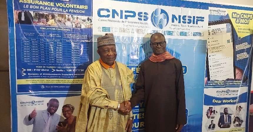 Convention CNPS-BGFT 
"S'il est un défi auquel le Président Paul Biya a engagé la nation toute entière, c'est celui de la lutte contre la pauvreté; et la #SécuritéSociale apparaît comme l'un des leviers les plus à même de répondre à cette exigence", DG #CNPS #Cameroun. 
#CNPS