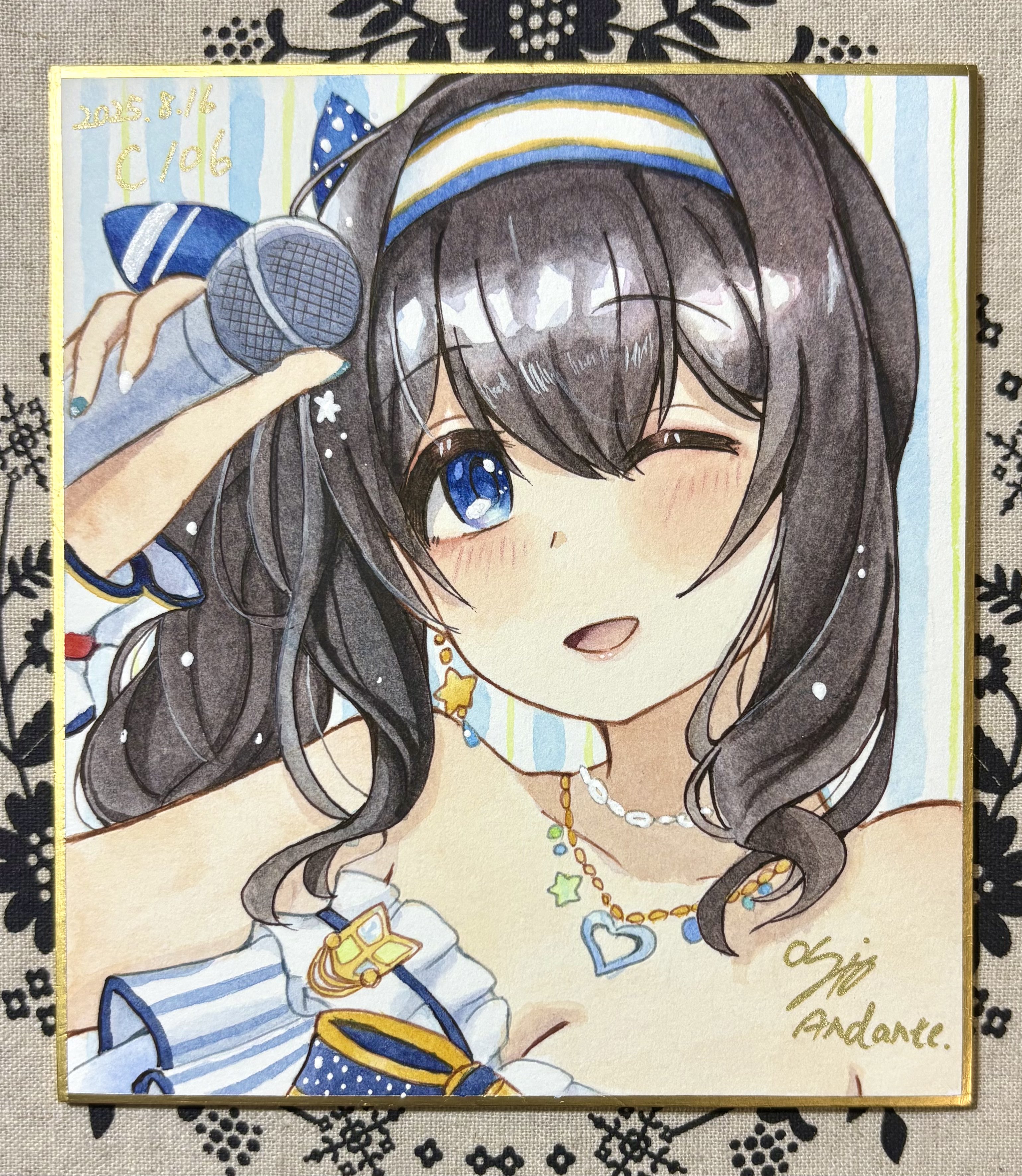 夢々ちゃん 色紙 店頭特典付き・振込締切日：6/11の15時」代行予約 偶像梦幻祭