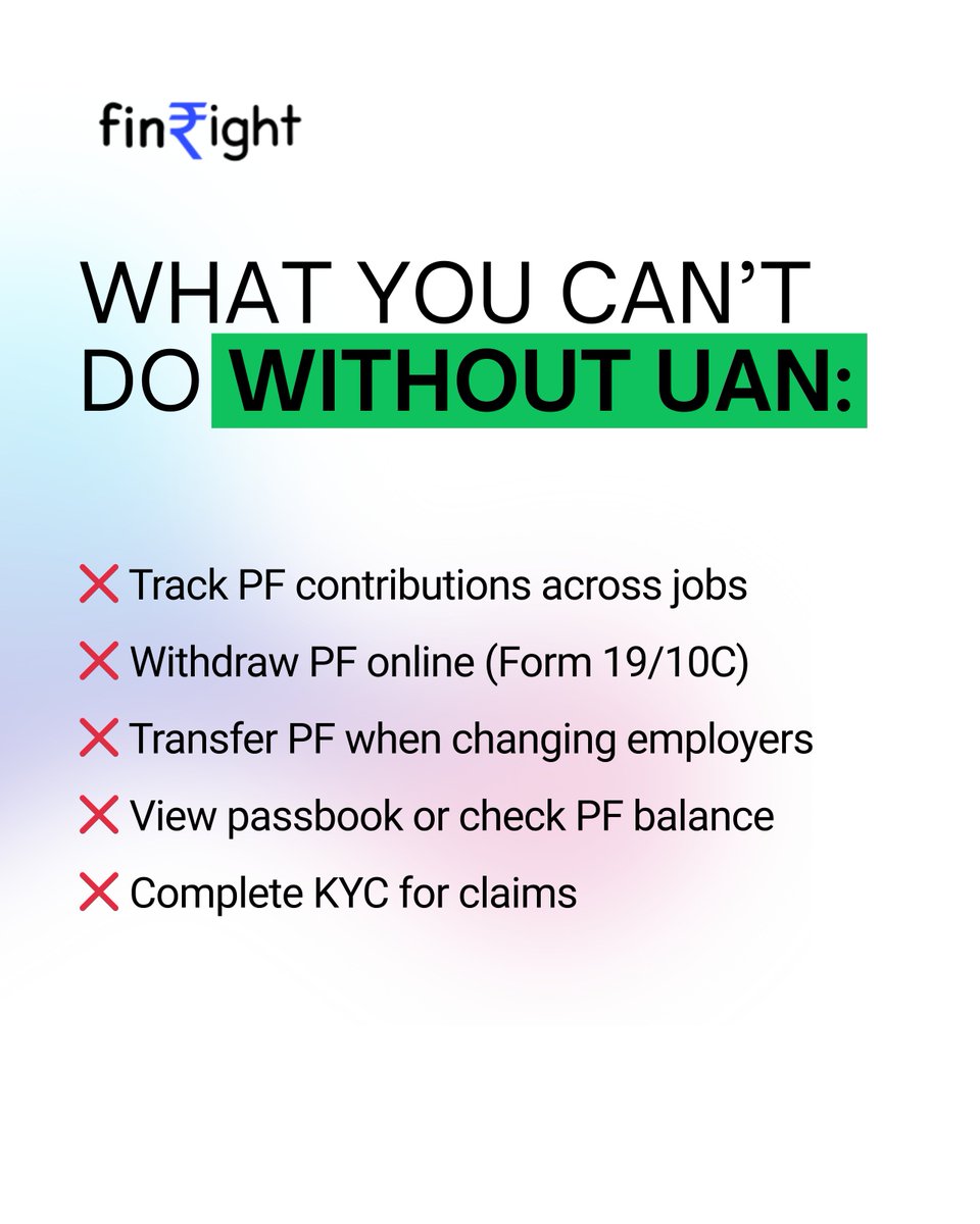FinRight's tweet photo. How to Activate Your UAN for PF Access – Step-by-Step Guide ✅
Learn why UAN is important, what you can’t do without it, and follow our simple steps to activate it.
#UAN #ActivateUAN #PFAccount #EPFO #ProvidentFund #PFBalance #PFWithdrawal #TransferPF #PFPassbook https://t.co/qUOTHdifzz