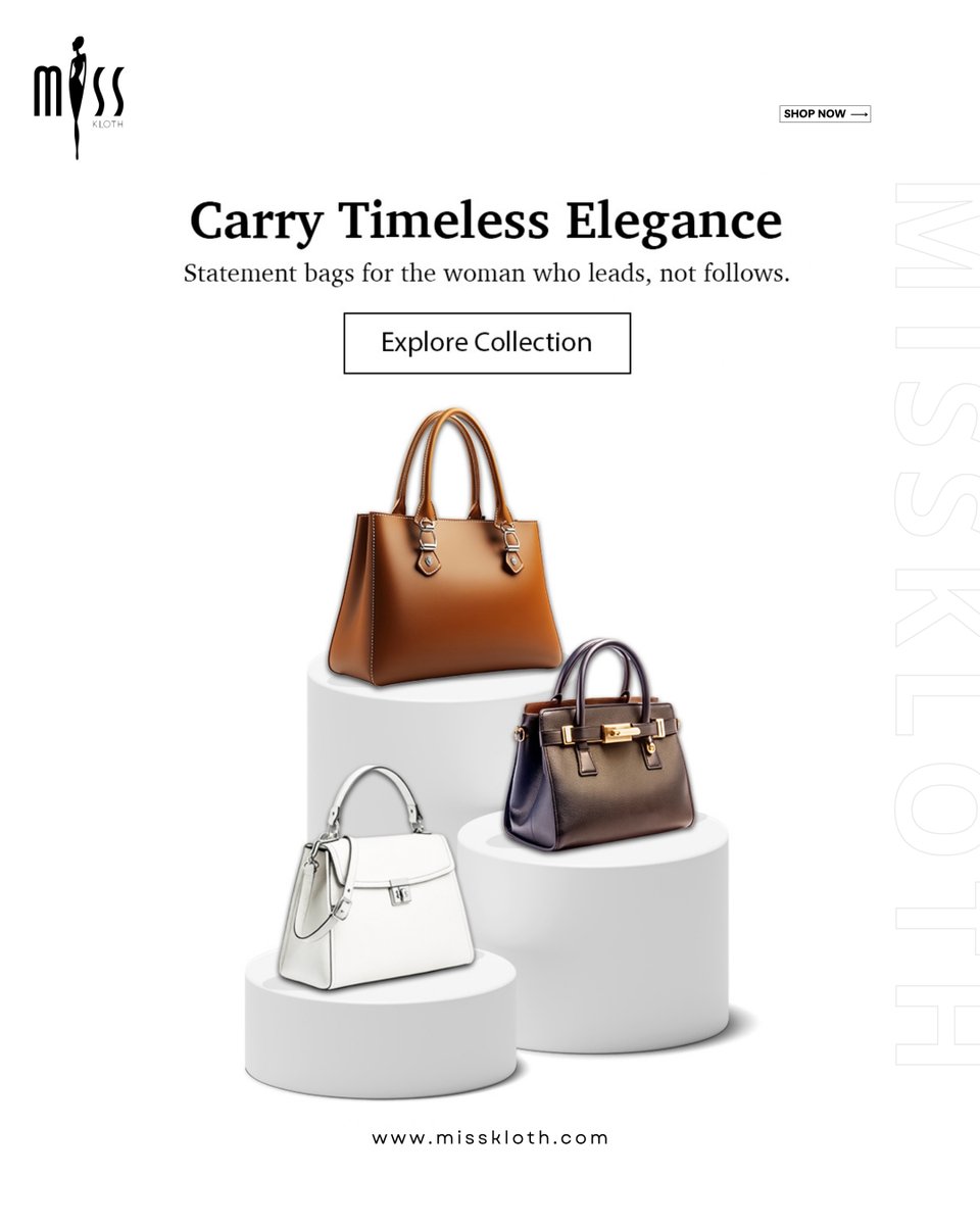 MissKloth's tweet photo. Your bag isn’t just an accessory — it’s a statement. Carry sophistication.

Own your presence. Lead with style. 💼👑

#luxuryfashionstyle #missklothstyle #misskloth #shopnow https://t.co/N63TbRyRlD