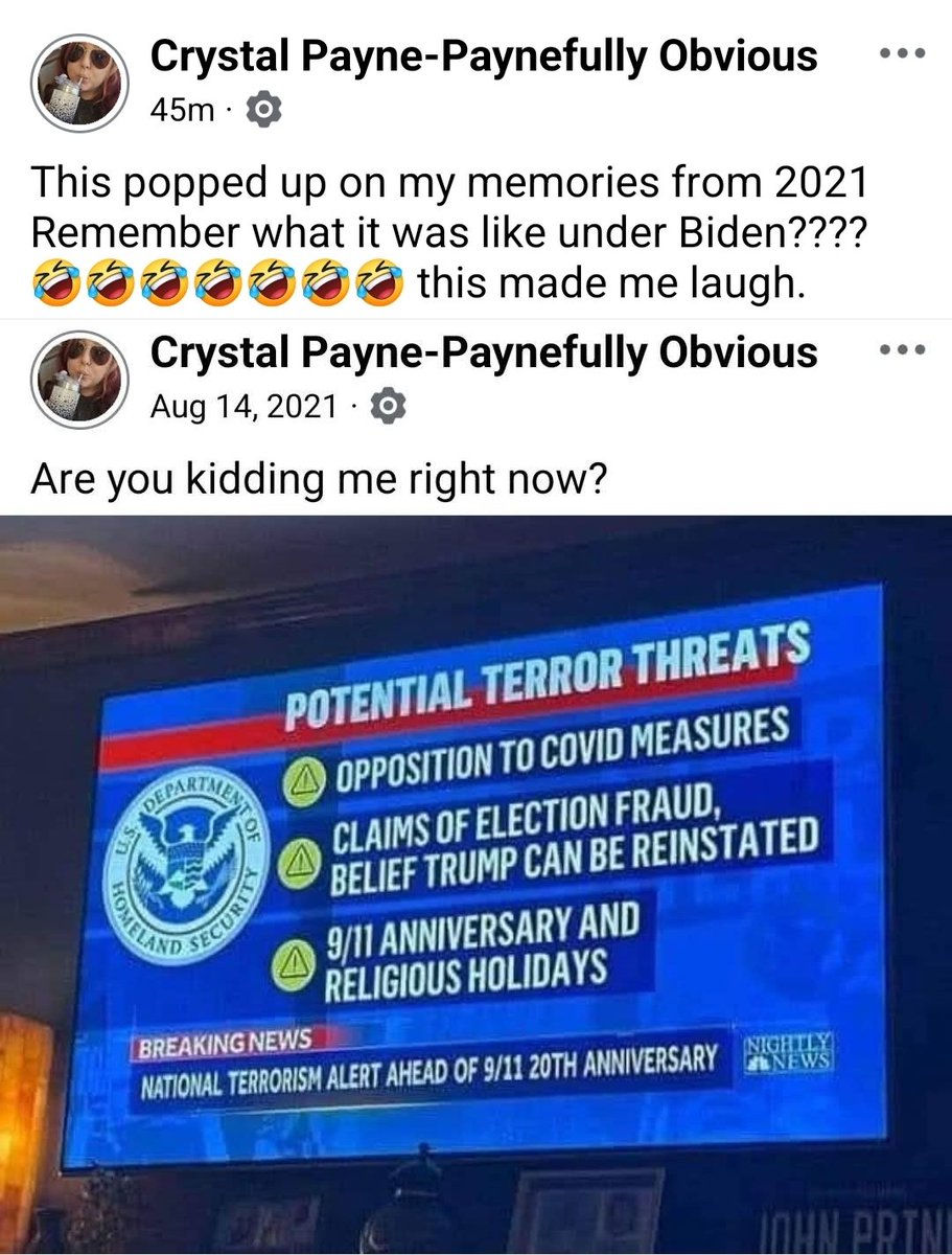 Remember when Biden labeled anyone that questioned Covid as terrorists? 🤣🤣🤣🤣