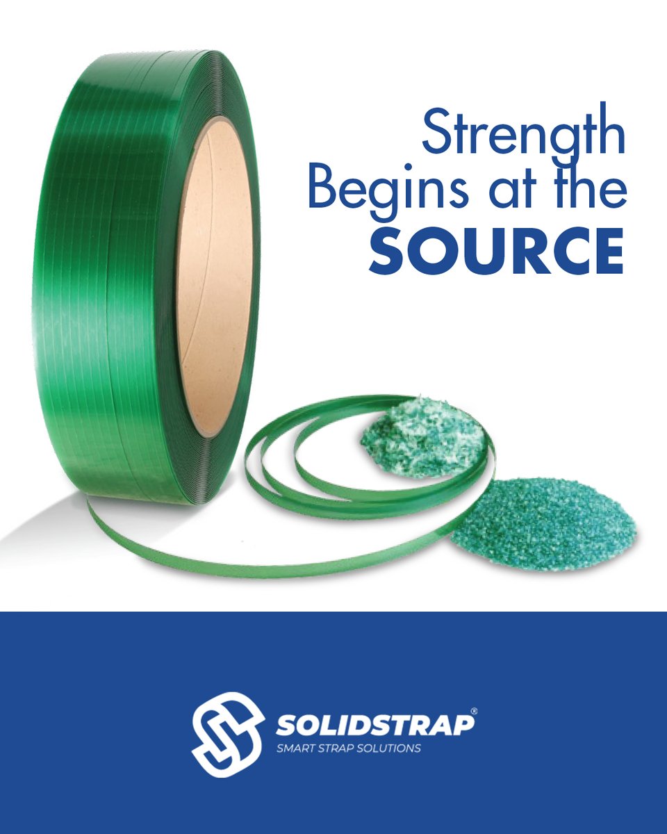 solidstrap's tweet image. Güç, en başından başlar. Solidstrap olarak, yüksek kaliteli PET granüllerinden ürettiğimiz dayanıklı çemberler ile yüklerinizi güvenle taşımanızı sağlıyoruz.
Her adımda mühendislik, her lifte güven 💪♻️

#Solidstrap #StrappingSolutions #PETStrap #DurableByDesign #LoadSecurity