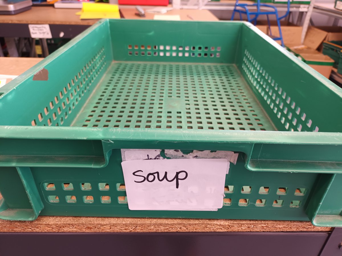 We can't remember the last time this happened, but we have completely run out of tins of soup!

If you are donating to the foodbank this week, or in a local shop with a donation point, please consider popping in a tin or two of soup 🛒🥫