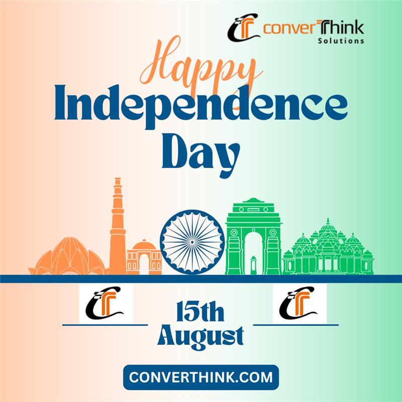 converthink's tweet image. 📷 Happy Independence Day! 📷
📷 Converthink wishes everyone a Happy Independence Day!
May our tricolor always fly high.
converthink.com
#IndependenceDay #Converthink #ProudToBeIndian #Freedom #UnityInDiversity