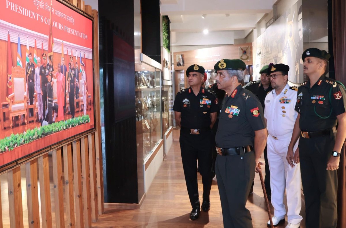 Lt Gen Manoj Kumar Katiyar, GOC-in-C, Western Command, delivered an insightful talk on 'Western Front Strategy' to the participants of HDMC-21at #CDM_IDS. 
Drawing from key lessons of #OperationSindoor, the Army Commander highlighted the nuanced security challenges India faces -