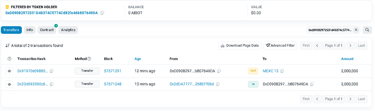acetrading28's tweet photo. @cherrytgbot DEV SELLING TO MEXC THEY DuMPING TOKEN BEWARE https://t.co/bE99fAjwiQ