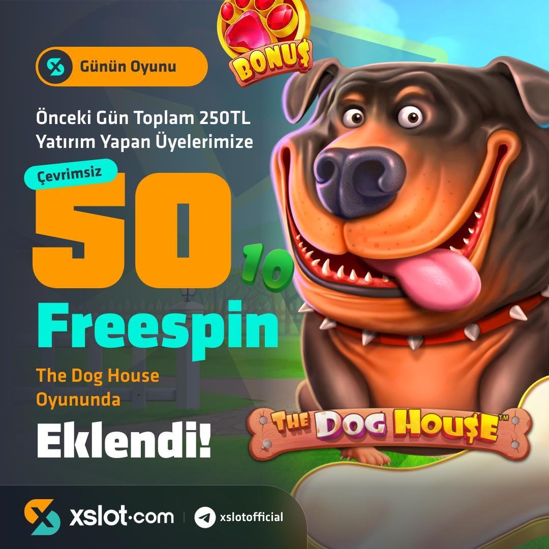 🔈 TEBRİKLER 50 FREESPİN KAZANDIN! 

😂 Günün Oyunu The Dog House

➡️Güncel Giriş Adresi = t2m.io/Onwin2024

✅ Günlük Freespinler The Dog House Oyununda Eklenmiştir. xslot
.
.
#gününmaçı #denemebonusu #onwin #bet #freespin #bedavabonus #türkifşa #turkifsa