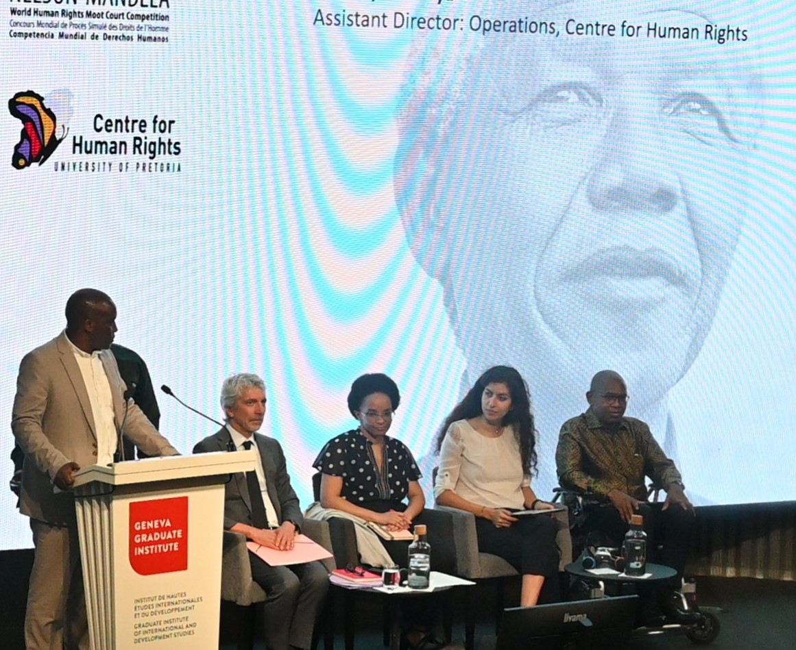 IESOGI's tweet image. 🌍 Honoured to deliver the 6th Nelson Mandela Human Rights Lecture at @GenevaGInstitute, on #SOGI &amp;amp; #forceddisplacement.
🌈 Grateful to join Lloyd Kuveya, Sheryl Kunaka, Brian Penduka, Asita Maria Scherrieb &amp;amp; Amb. Mxolisi Sizo Nkosi. @CHR_HumanRights