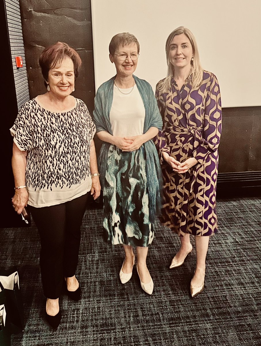 A fascinating video interview with Mary Robinson followed the film, before 🇱🇮 Prime Minister Brigitte Haas and former Amb. Claudia Fristche held an insightful conversation discussing its themes, as well as Liechtenstein’s priorities in the face of current global challenges. (2/3)
