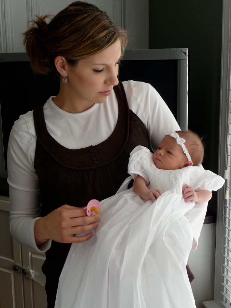 In a world that increasingly devalues motherhood, I want my daughter to know that there's nothing more important than raising up children unto the Lord.

Do I want her to receive an education and pursue her talents? Absolutely.

Do I want her unique gifts to shine? Of course.

I