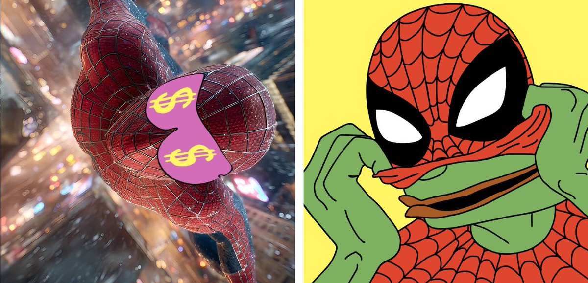 Tela_S (@estelasomensi) on Twitter photo Pretty sure I know this superhero’s real identity, swinging to the Moon…...🕷️🕶️💚
#WEPE #CryptoMeme #CryptoMarket #SpiderMan
<a href="/WEPEToken/">Wall Street Pepe</a> Pretty sure I know this superhero’s real identity, swinging to the Moon…...🕷️🕶️💚
#WEPE #CryptoMeme #CryptoMarket #SpiderMan
<a href="/WEPEToken/">Wall Street Pepe</a>