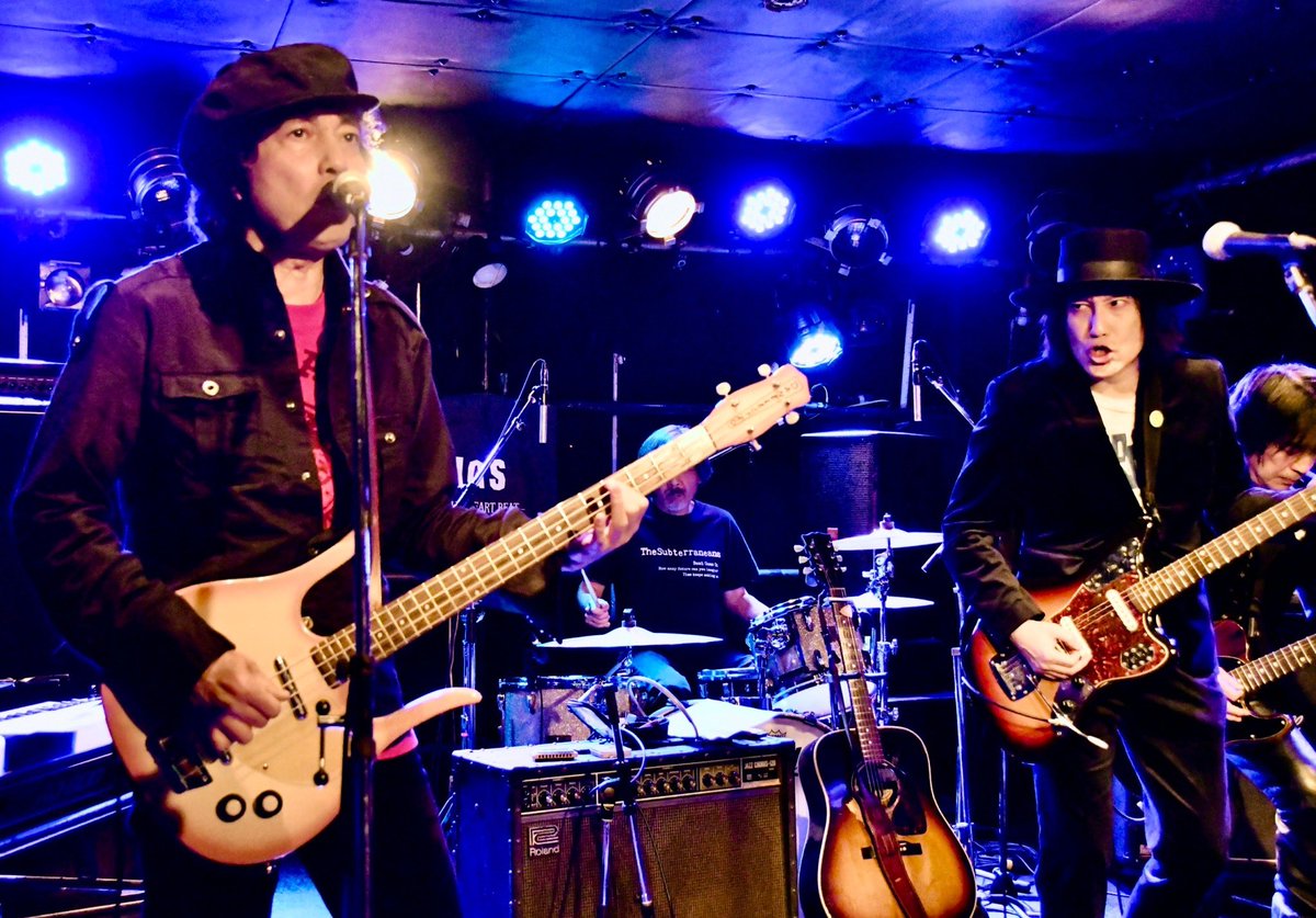 ザ・サブタレニアンズやります‼️

2025.8.23(sat)The Subterraneans
＠吉祥寺ROCK JOINT GB
“High Tide 2025”​

The Subterraneans
(黒水伸一/CROSS/篠原太郎/久保田敏明)
facebook.com/thesubterranea…

The Wells（土山啓一/坂巻晋/中島ノブ）

開場18:30 開演19:00
予約¥4,000 当日¥4,500 (共に+d)