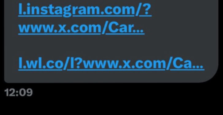 Attention to all community members and further afield

As a general rule it is advised not to open any unexpected links sent from people you don’t usually interact with 

- once again a virus or phishing dm link is circulating and ALL are advised to avoid clicking/opening links