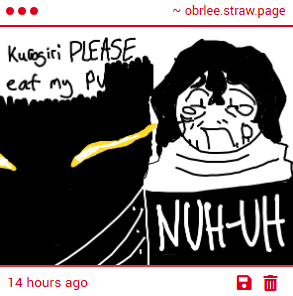 OUU I LOVE THIS
let shouta eat kurogiris oussy 2025 season 8... please....