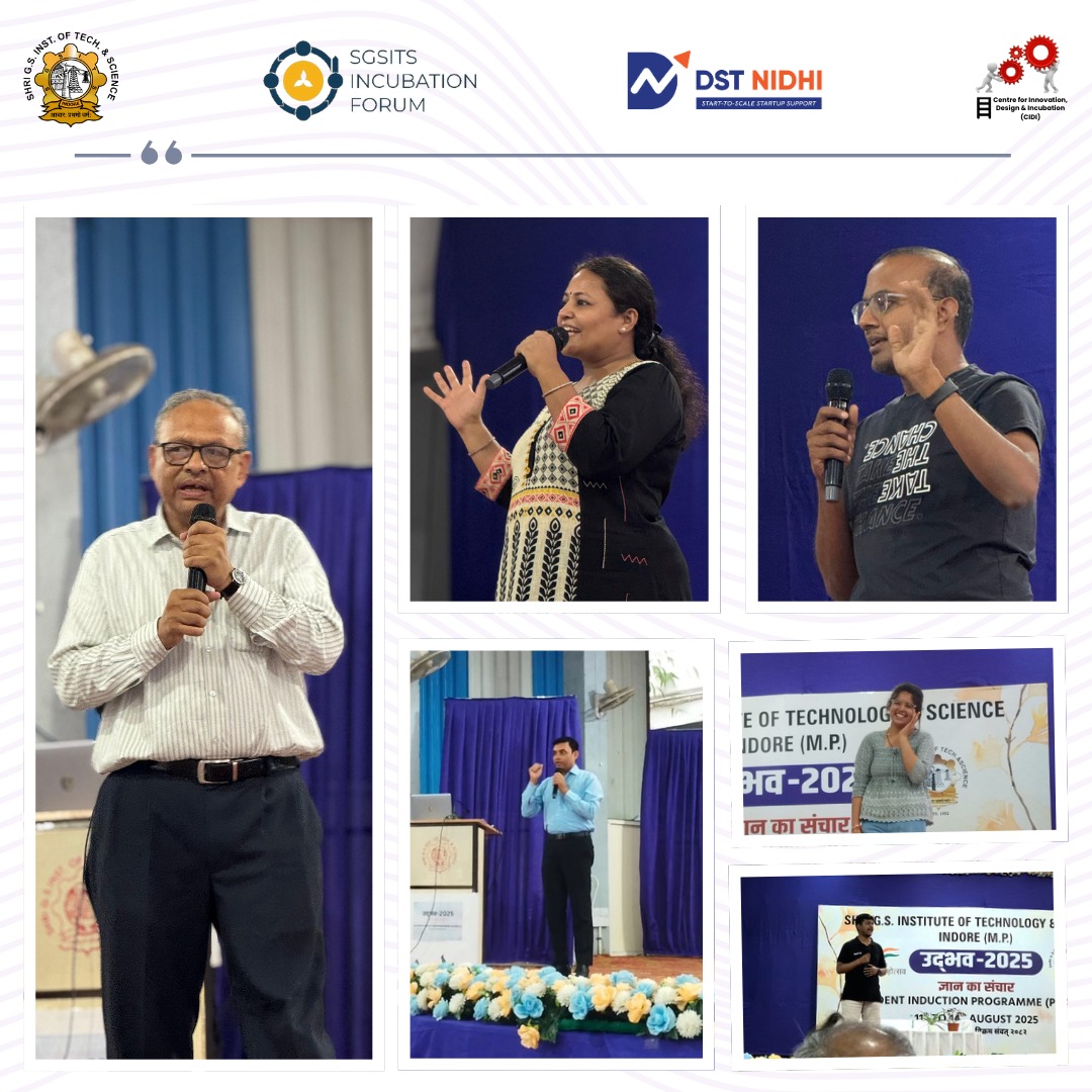 SgsitsF's tweet photo. SIF ignites young minds at the Student Induction Program! Inspiring students to be job creators, not seekers. 💡🚀 #SIF #Entrepreneurship #StartupIndia #Innovation #JobCreators #YouthEmpowerment https://t.co/9ALcreWgfh