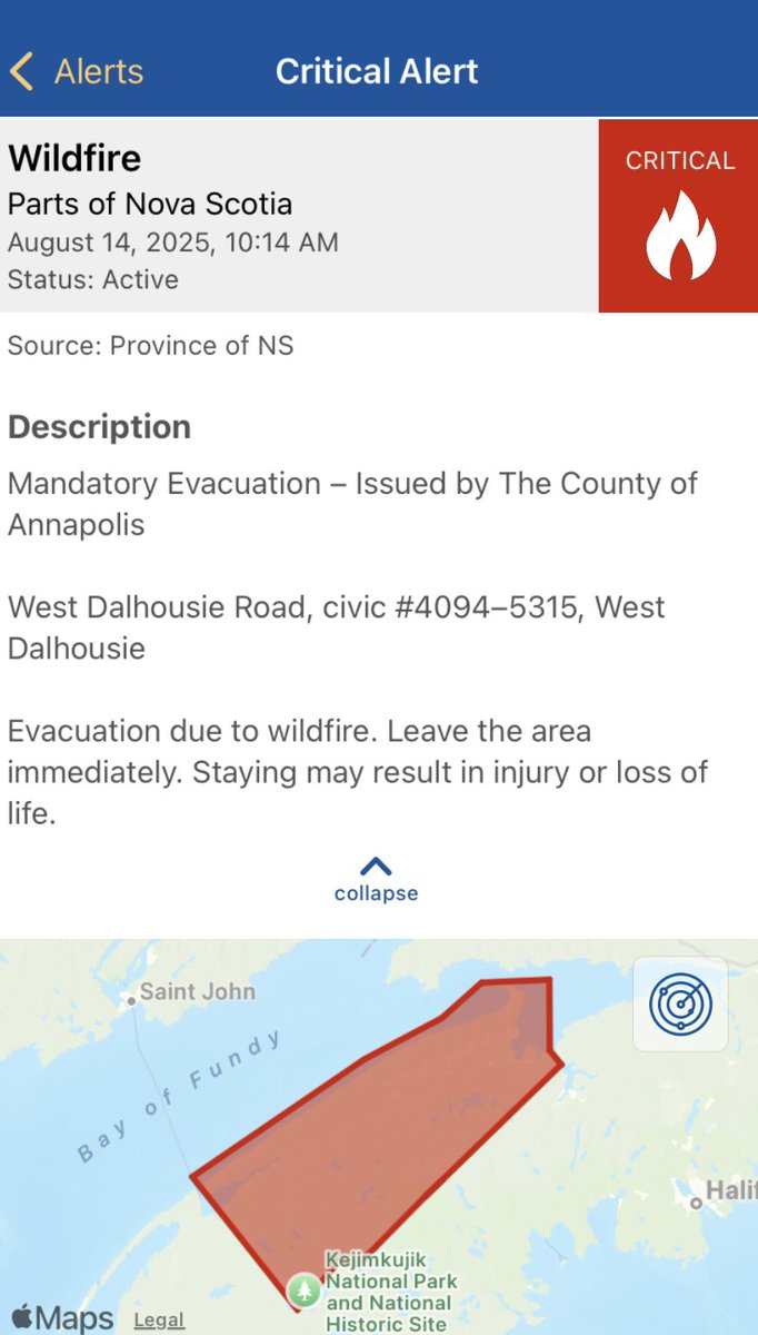 jordanlowe175's tweet photo. @NSEmergency I received the message through alertable on my iPad. I hope everyone stays safe. https://t.co/KV5En5cXla