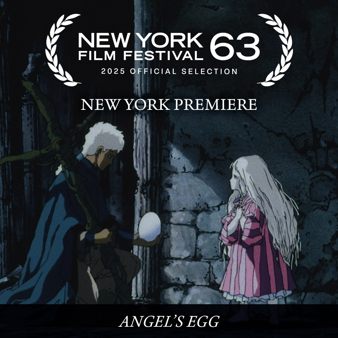 The 4K restoration of ANGEL'S EGG, supervised by director Mamoru Oshii, will have its New York Premiere at #NYFF63. 🥚