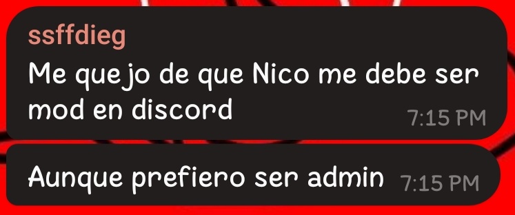 Quejas_NicoCore's tweet photo. Queja #5 de parte de SsffDiego
Como siempre Nico sigue sin cumplir sus promesas https://t.co/IJ4p71lPN8